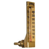 Winters Instruments HVac Gold Case Thermometer, TAG